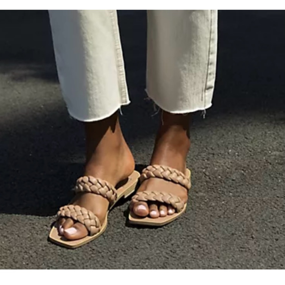 Dolce Vita INDY Braided Tan Sandals